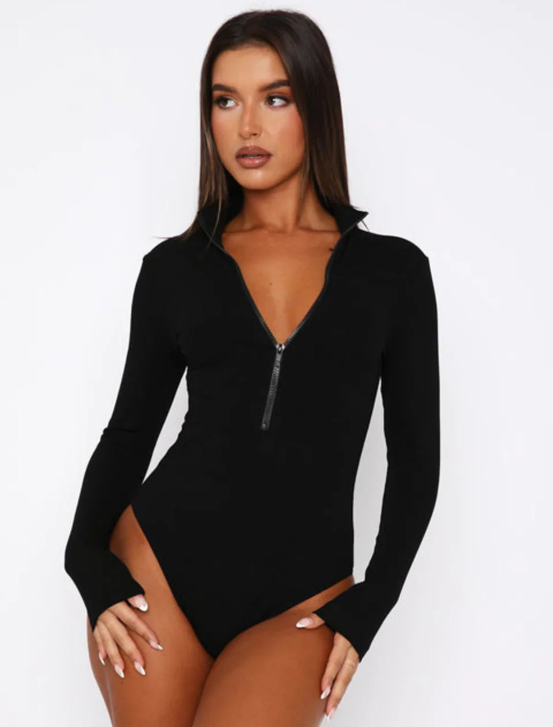 Couture Zip - Up Bodysuit™injainja