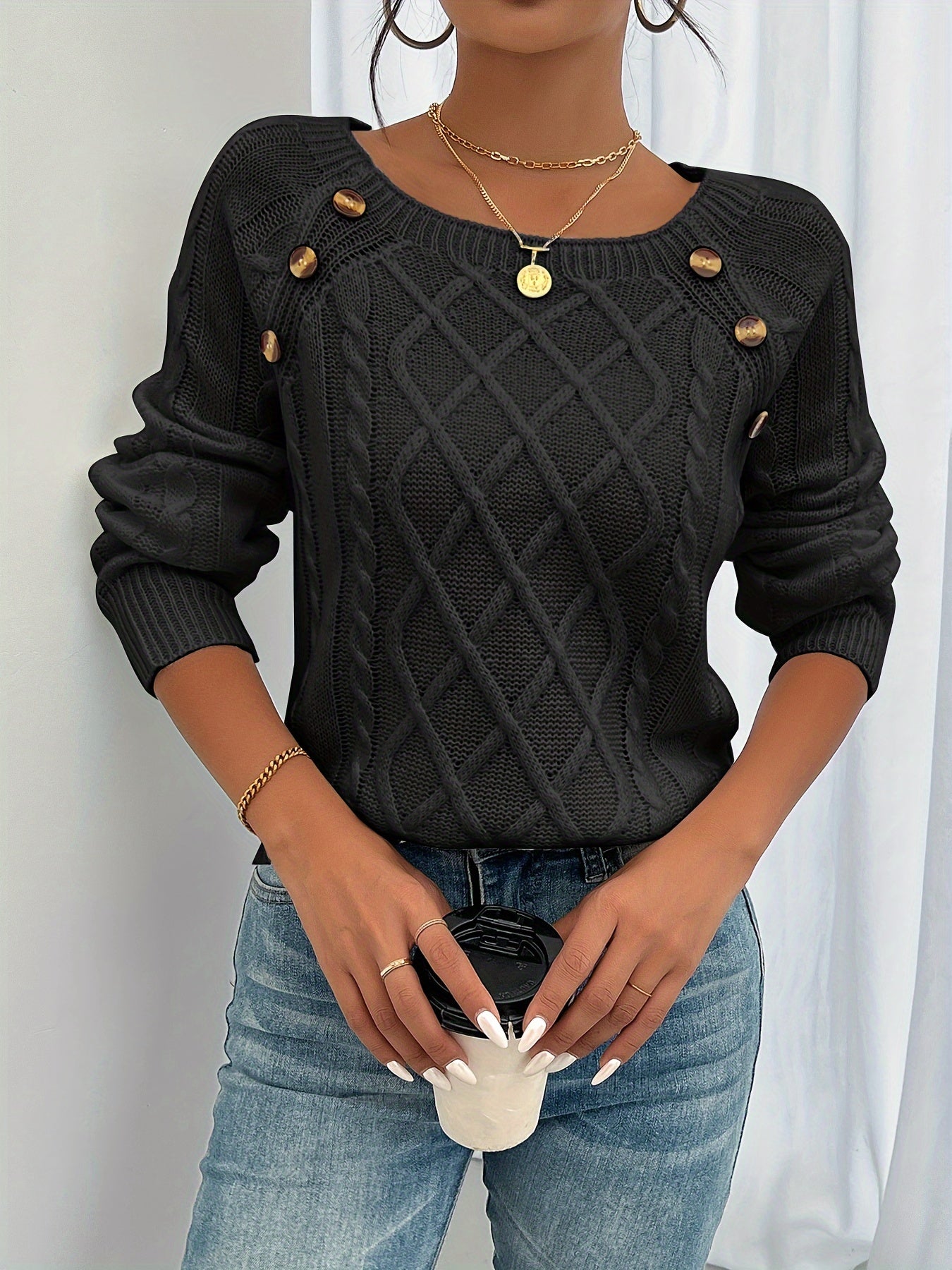 Elegante Sweater DamesSweater, truiinjainja